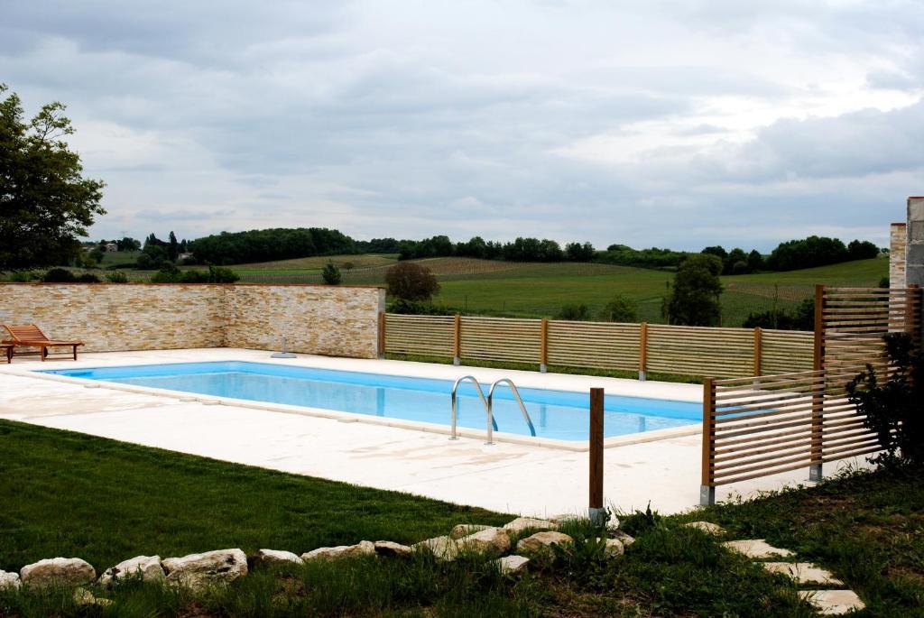 Hotel Les Foucauds Saint-Quentin-de-Caplong Zewnętrze zdjęcie